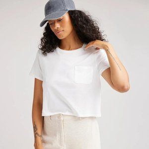 Richer Poorer Women's Pima Boxy Crop Tee